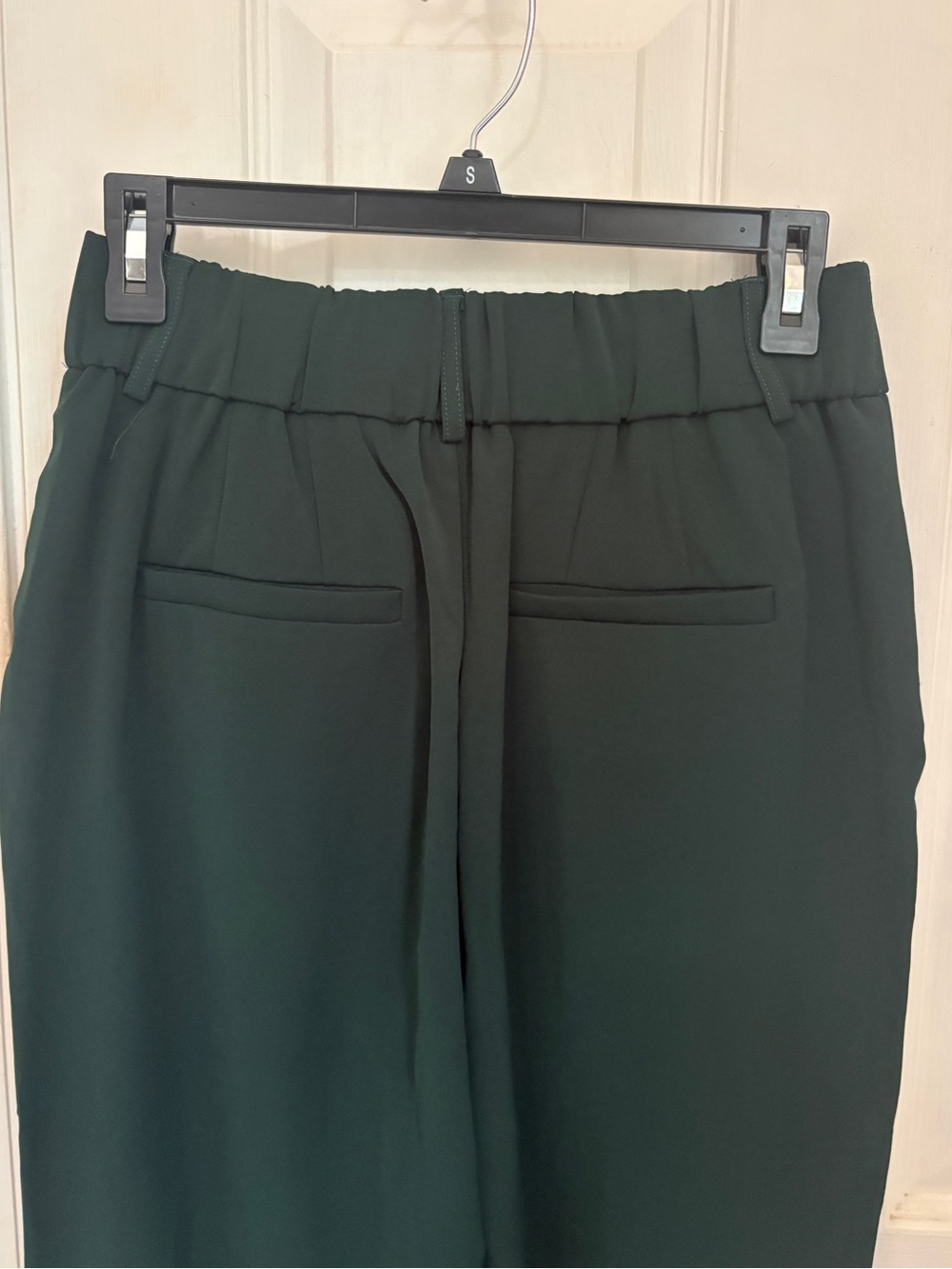 HALARA Flex High Waisted Pocket Solid Work Tapered Pants in Dark Green - Picture 14 of 14